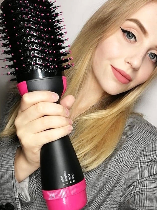 One Step Hair Dryer Brush Negative Ionic Blow Dryer Comb Hot Cold Hair Styler