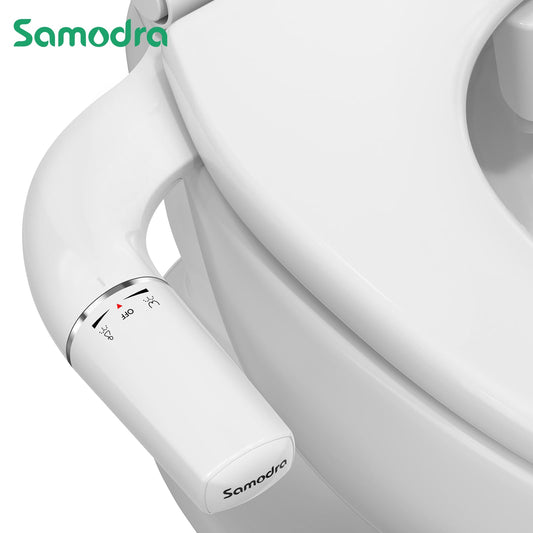 SAMODRA Bidet  Dual Nozzle Bidet Adjustable Water Pressure Non-Electric Ass Sprayer