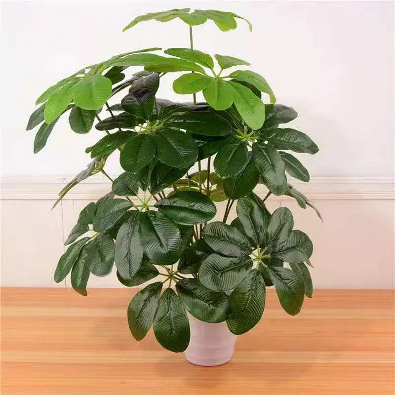 68-56CM Artificial Banyan Tree Branch Green Plastic Plants Indoor And Outdoor Beautification Hotel Office Balcony Home Decoratio