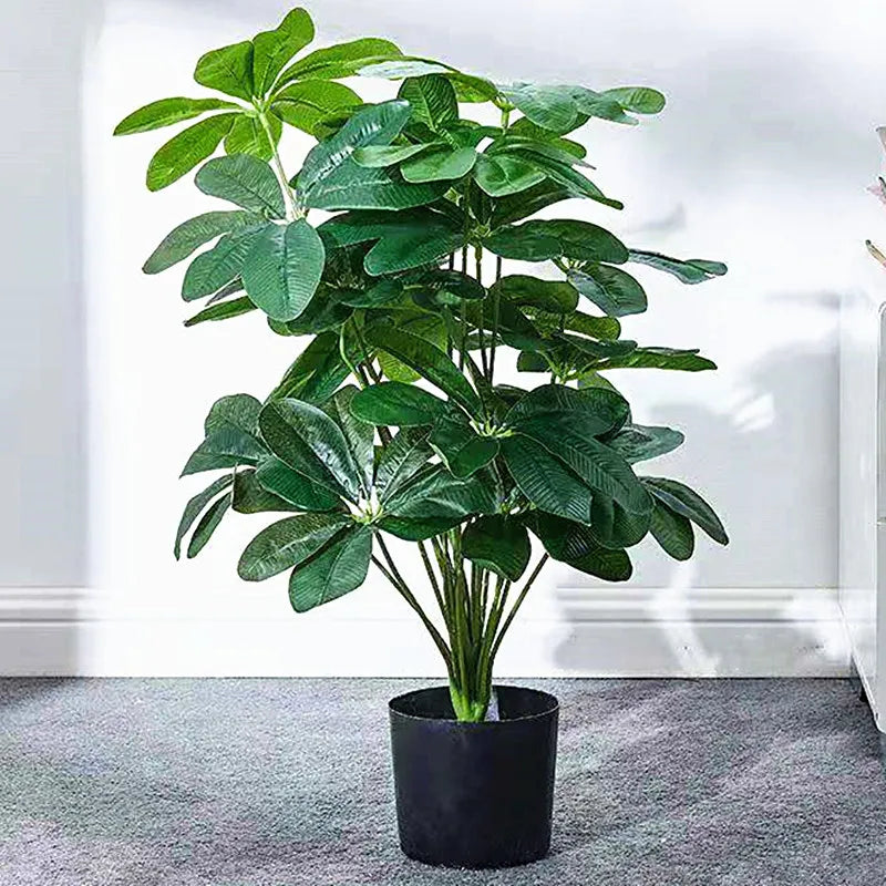 68-56CM Artificial Banyan Tree Branch Green Plastic Plants Indoor And Outdoor Beautification Hotel Office Balcony Home Decoratio