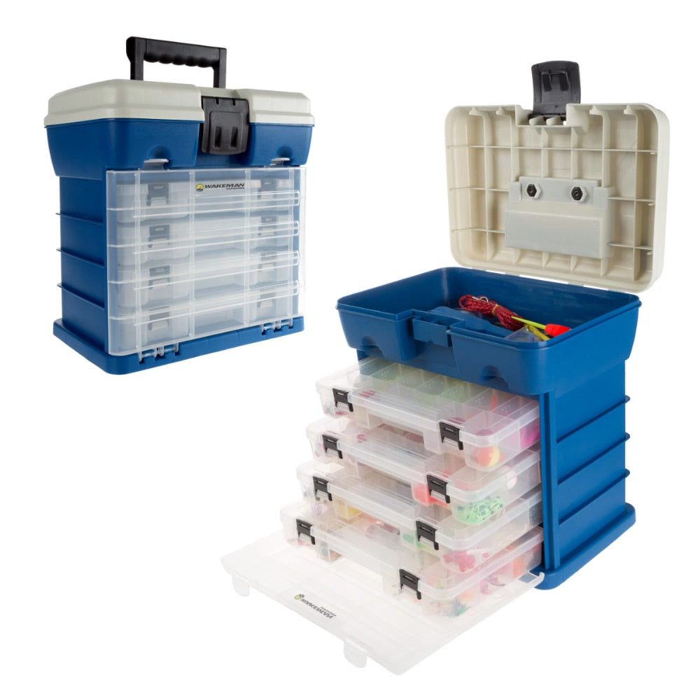 Wineman Plastic 4-Drawer Tackle Box - todayshealthandwellnessshop