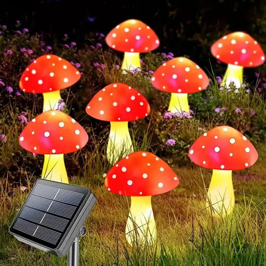 LED Solar Mushroom Light Outdoor Garden Decoration