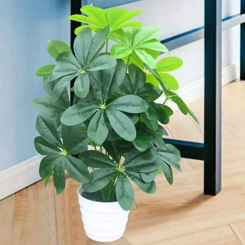 68-56CM Artificial Banyan Tree Branch Green Plastic Plants Indoor And Outdoor Beautification Hotel Office Balcony Home Decoratio