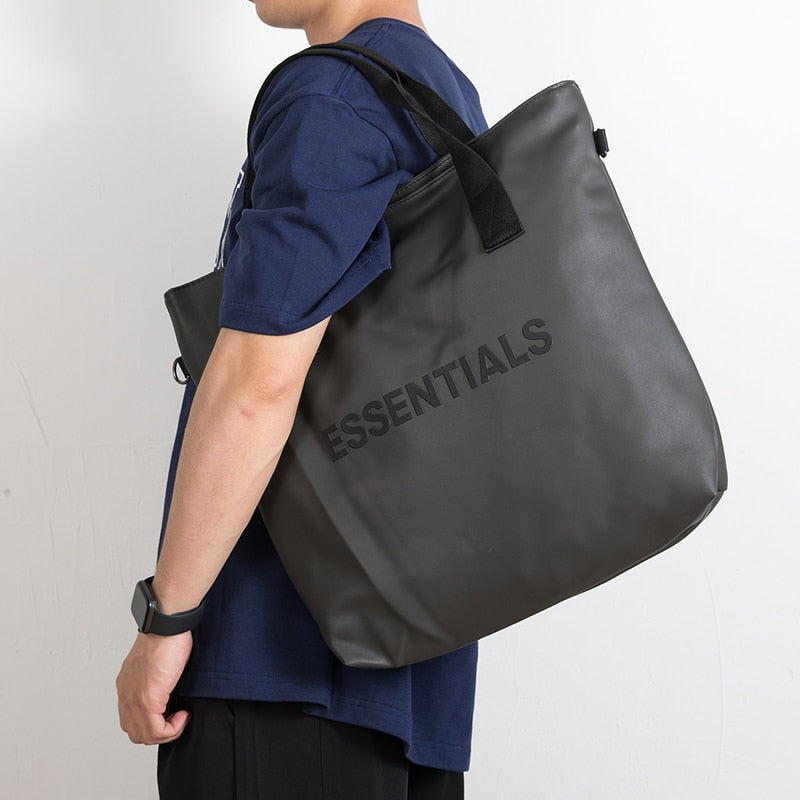 Men's Black High Capacity Tote - todayshealthandwellnessshop