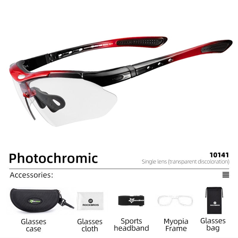 ROCKBROS Photochromic Cycling Glasses - todayshealthandwellnessshop