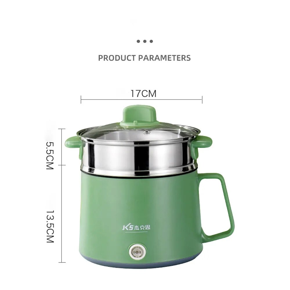 Mini Multifunction Rice Cookers Non-stick Pan Cooking Machine Dormitory Hot Pot 1-2 People Electric Rice Cooker
