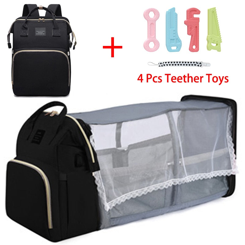 Diaper Bag Backpack and Changing Table - todayshealthandwellnessshop