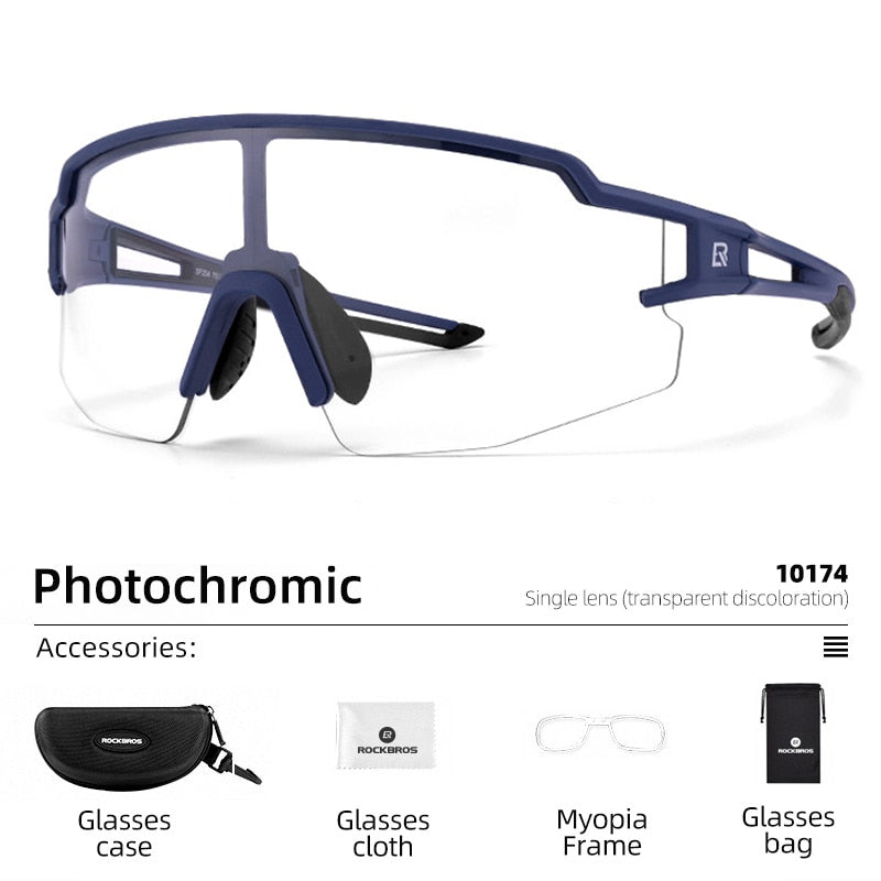 ROCKBROS Photochromic Cycling Glasses - todayshealthandwellnessshop