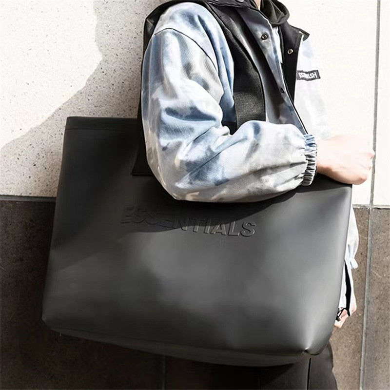 Men's Black High Capacity Tote - todayshealthandwellnessshop