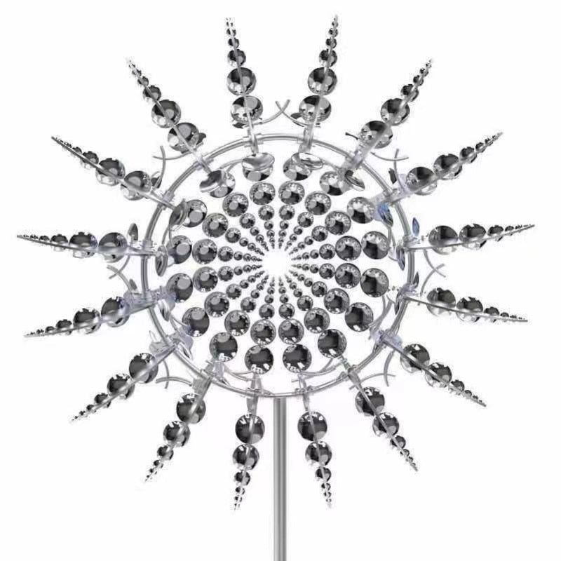Unique and Magical Metal Windmill 3D Wind Powered - todayshealthandwellnessshop