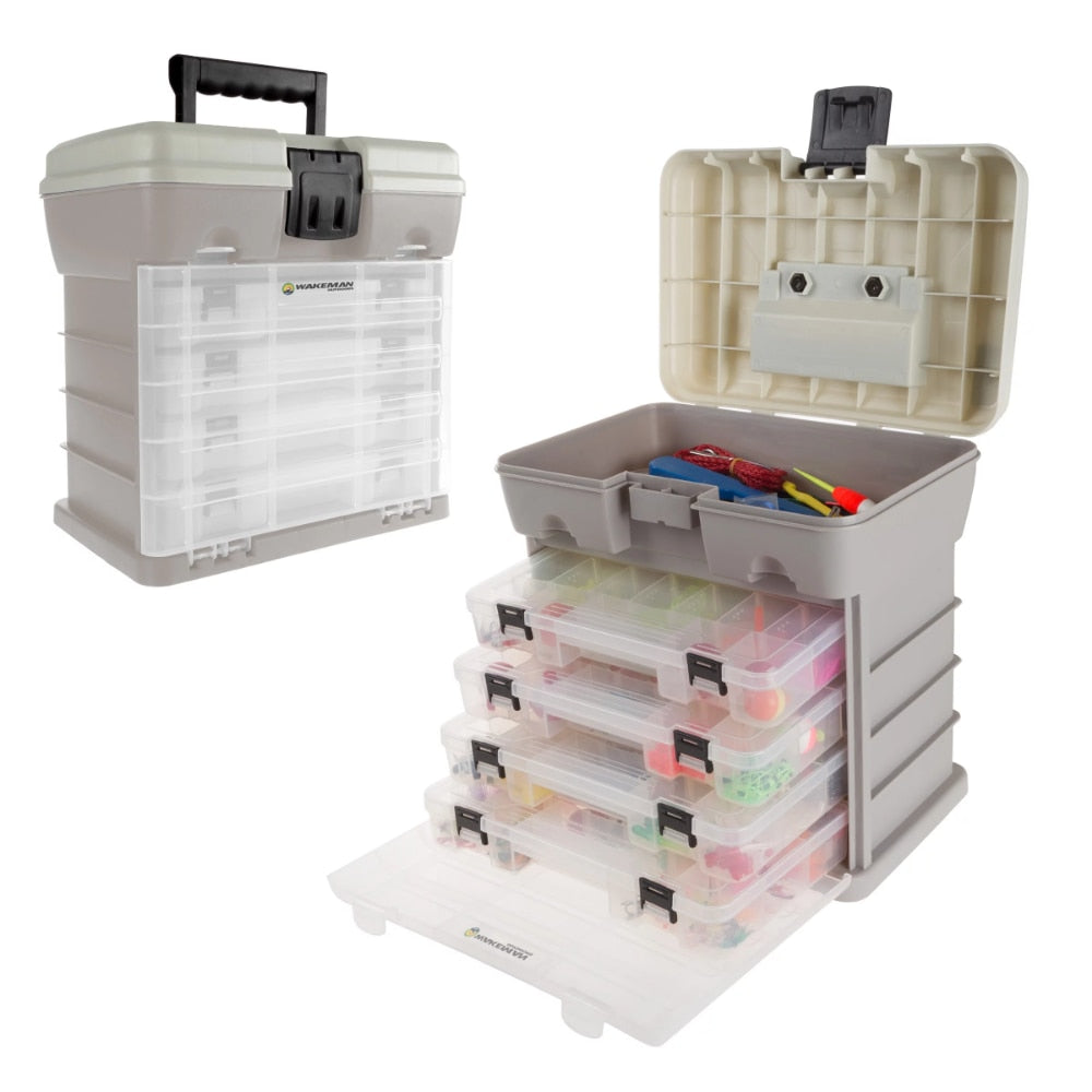 Wineman Plastic 4-Drawer Tackle Box - todayshealthandwellnessshop