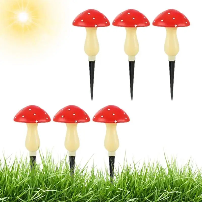 LED Solar Mushroom Light Outdoor Garden Decoration