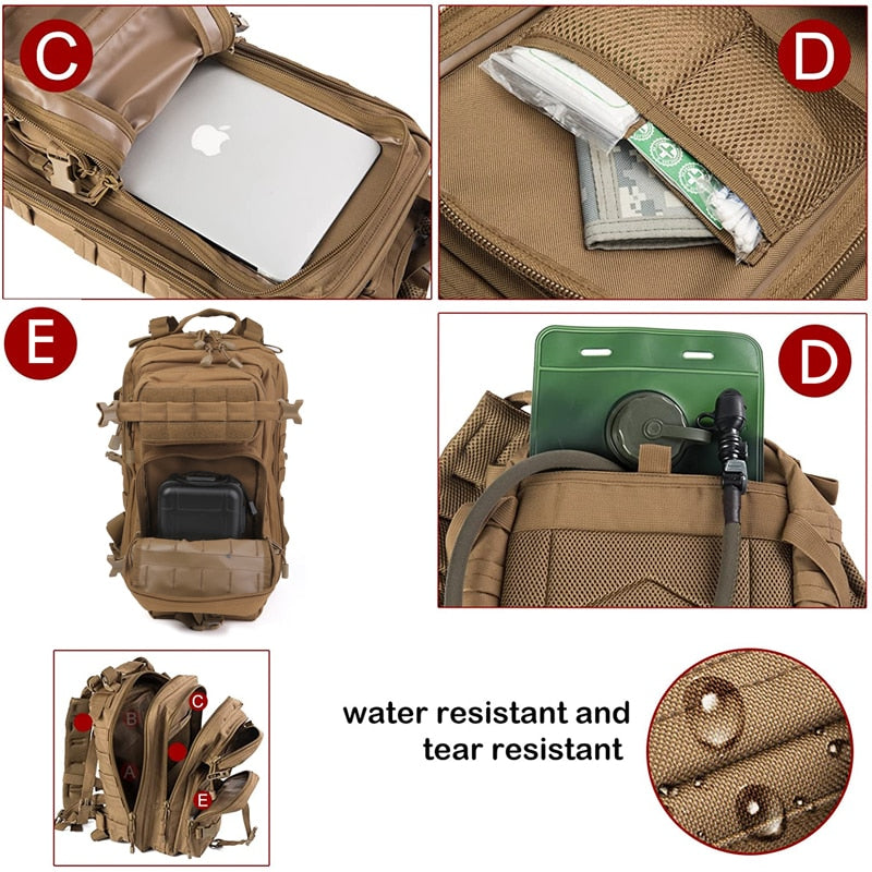 30L Military Tactical Backpack - todayshealthandwellnessshop