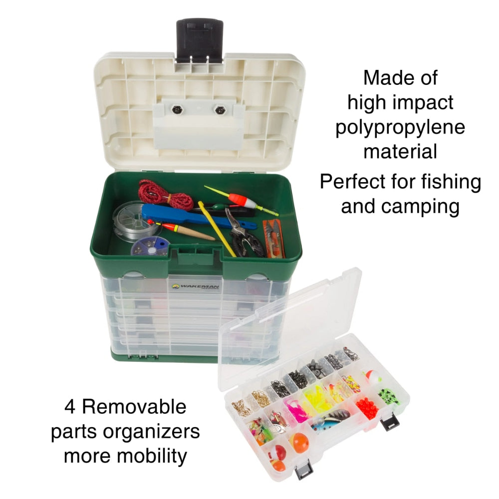 Wineman Plastic 4-Drawer Tackle Box - todayshealthandwellnessshop